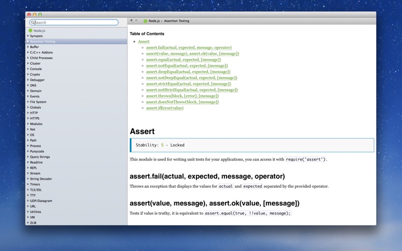 Screenshot #1 pour Node.js HandBook