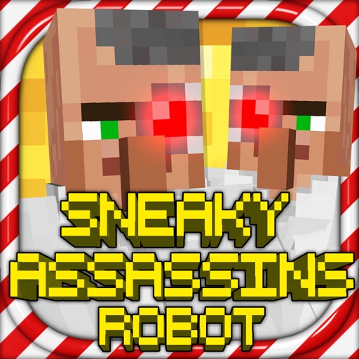 Sneaky Robot Assassins - MC Shooter Survival Mini Block Game with Multiplayer