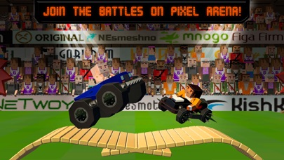 Pixel Car Fighting Arena 3Dのおすすめ画像1