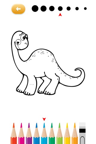 恐竜 ぬりえ ゲーム 無料 アプリ 赤ちゃん 幼稚園 子供 絵本 勉強アプリのおすすめ画像4