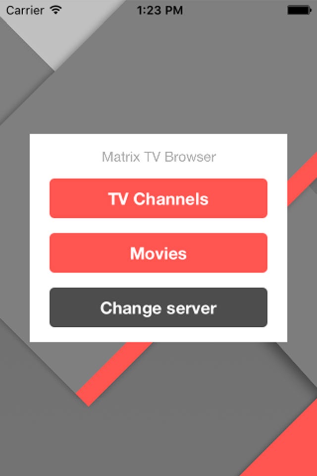 Matrix TV Browser screenshot 2