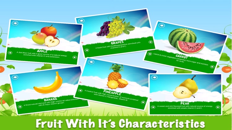 Kids Learning Fruits and Veggies