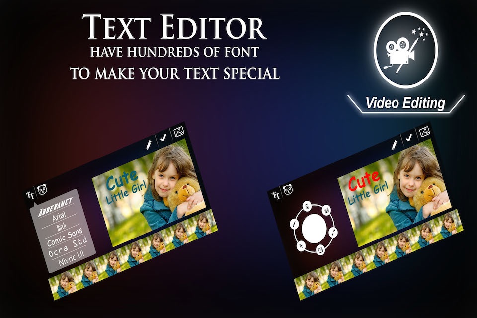 Text On Video -  Add multiple animated captions and quotes and emoji to your movie clips or videos for Instagram screenshot 2