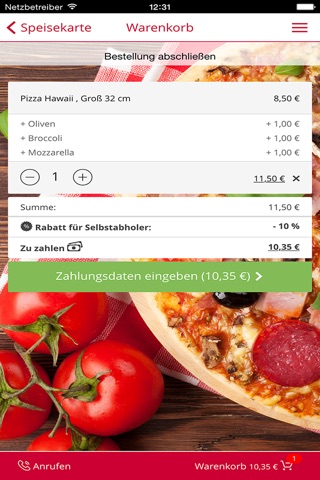 Pizza Bella Herrenberg screenshot 2