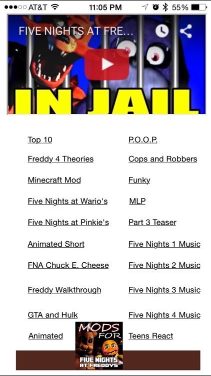 Mods for Five Nights at Freddys Games