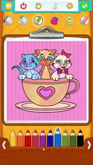 jeux de coloriage chat iPhone Captures Décran 1