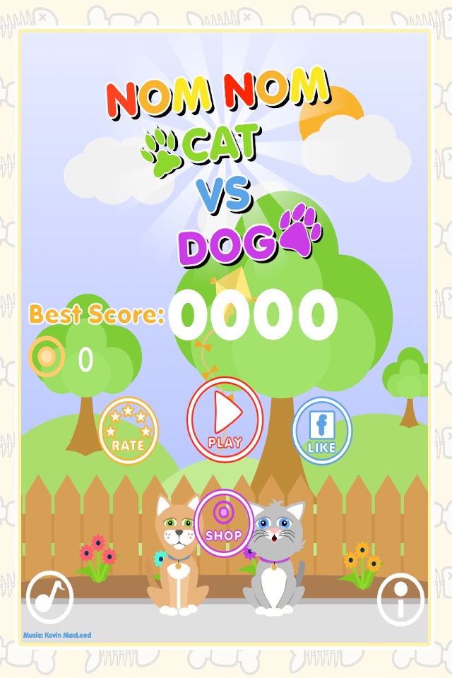 Nom Nom Cat Vs Dog - Feed The Hungry Pets! screenshot 4