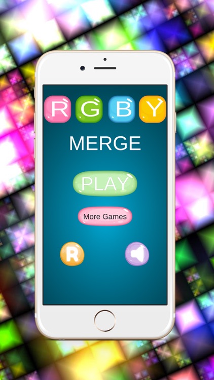 RGBY Merge Puzzle Game