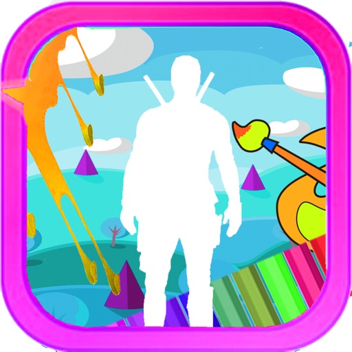 Color For Kids Game Dead pool Edition Icon