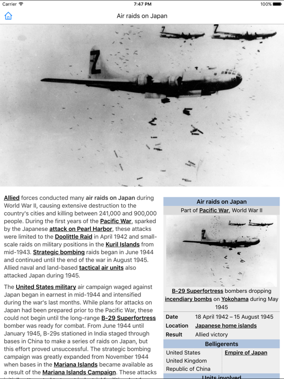 Screenshot #5 pour CHI Encyclopedia of World War II