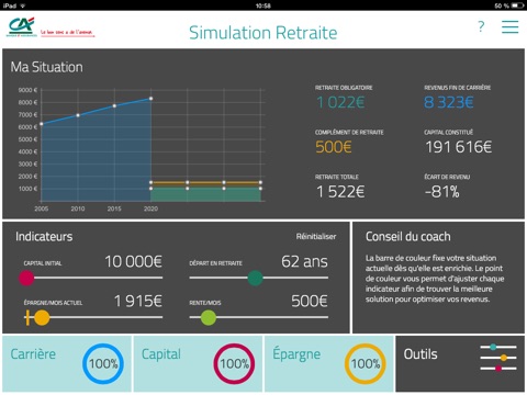 Mon Assistant Retraite by Crédit Agricole screenshot 3