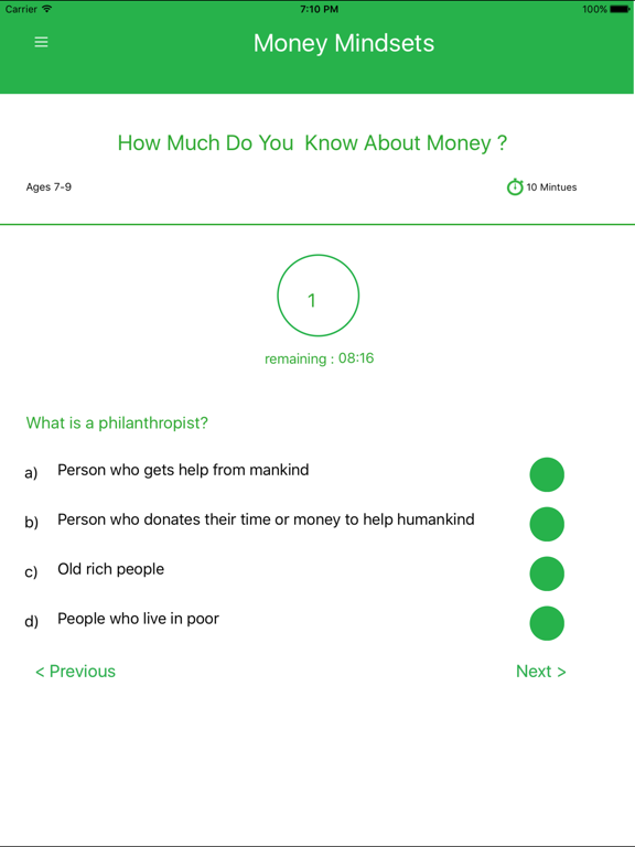 World of Money iPad screenshot 2 - Education app