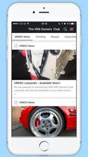 the vr6 owners club iPhone Captures Décran 1