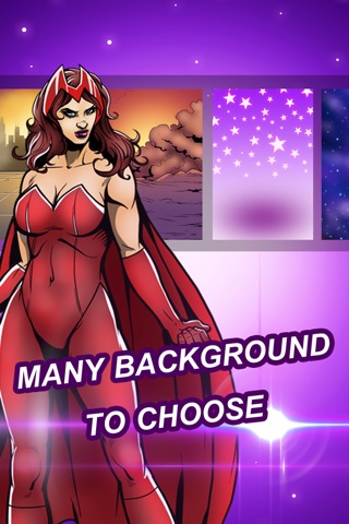 Create Female SuperHero Comics Woman SuperGirl DressUp screenshot 3