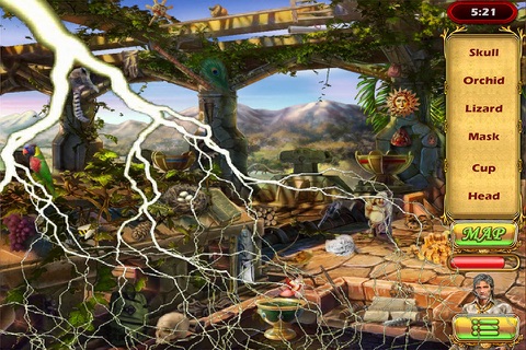 Hidden Object: Hunter Secrets Of Aztec and Mayan Tribes Free screenshot 2