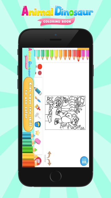 Coloring Book Animals Dinosaur