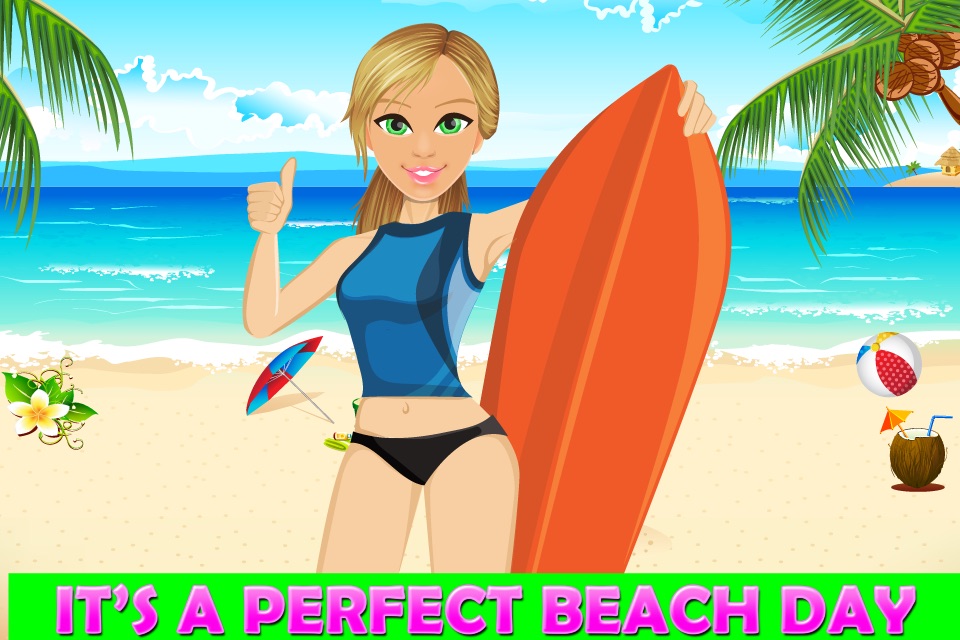 Beach Dress Up- free Princess hot fashion star and salon game for girls & boys screenshot 4