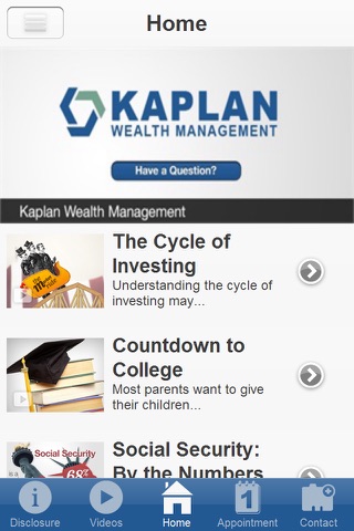Kaplan Wealth Management screenshot 2
