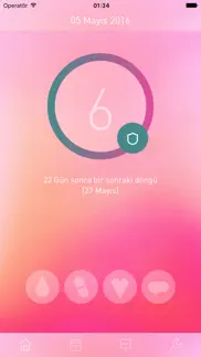 woman app - kadın döngüsü takvimi iphone resimleri 1