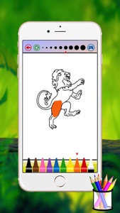 lion coloring book screenshot #2 for iPhone