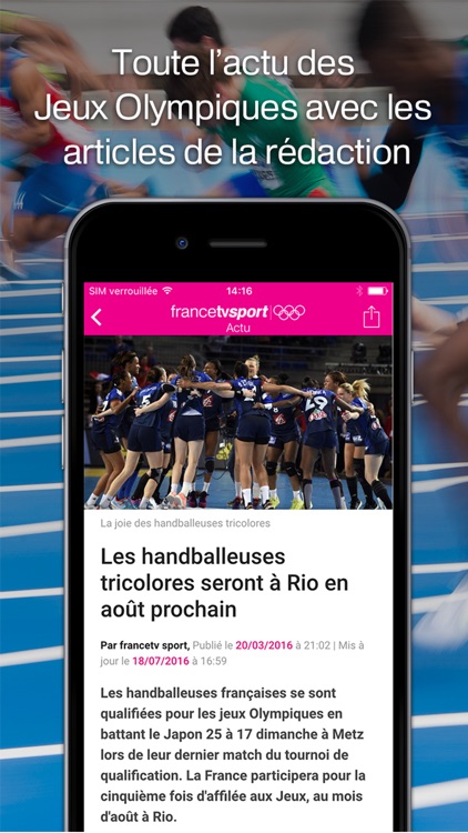 francetv JO – Regarder les Jeux Olympiques de Rio 2016 screenshot-3