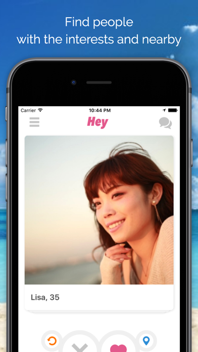 Screenshot #1 pour Hey! - Dating app