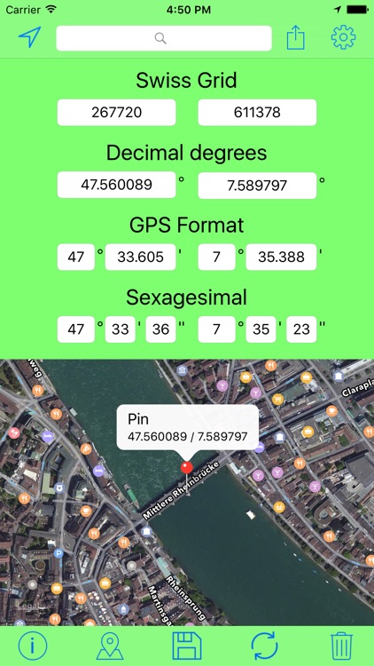 Swiss Grid Coordinates Tool screenshot-0