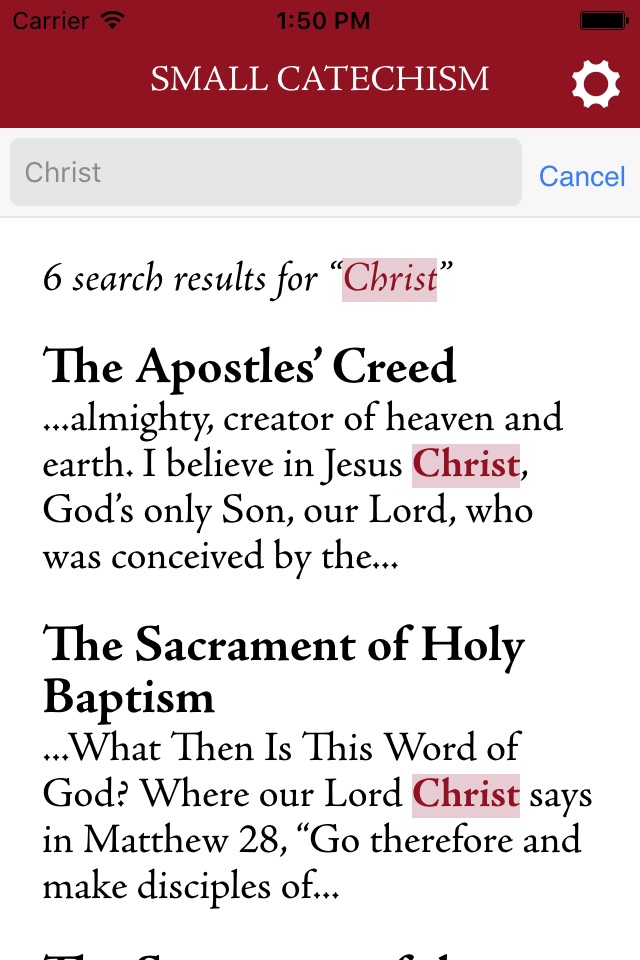 Luther’s Small Catechism screenshot 4