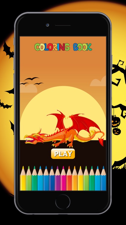 Dragon Coloring Book for Children: Learn to color and draw a dragon, monster and more