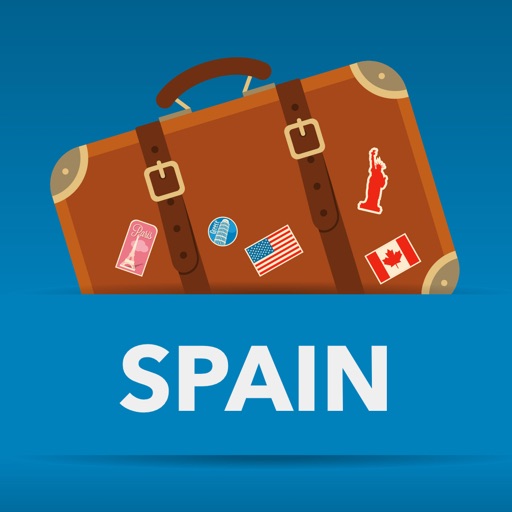 Spain offline map and free travel guide icon