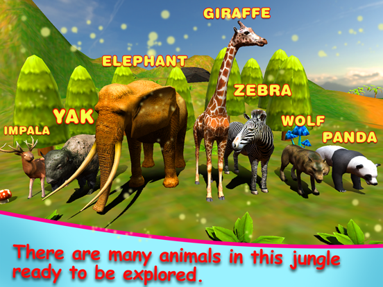 Screenshot #6 pour Jungle Animals in the Zoo : Let Your kid learn about Zebra, Lion, Dog, Cats & other Wild Animals