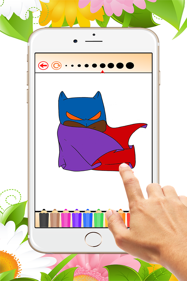 The Bat Coloring Book Learn to color and draw a bat man Free games for children