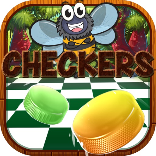 Checkers Boards Puzzle Pro - “ Insect Games with Friends Edition ” icon