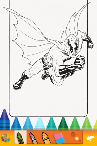 Painting Lulu Batman Coloring App screenshot 3