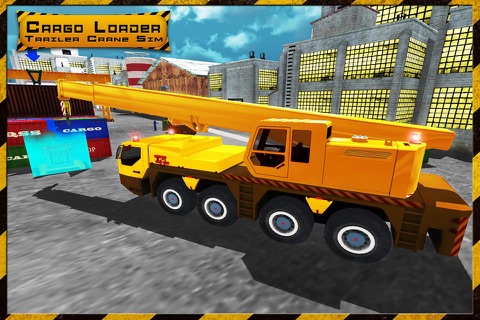 Cargo Loader Trailer Crane Simulator 3D - Grand Truck Hill Driving and Parking Sim Game screenshot 4