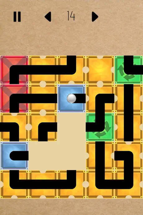 Sliding Puzzle - Guide the Ball