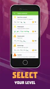 Plank workout screenshot #2 for iPhone