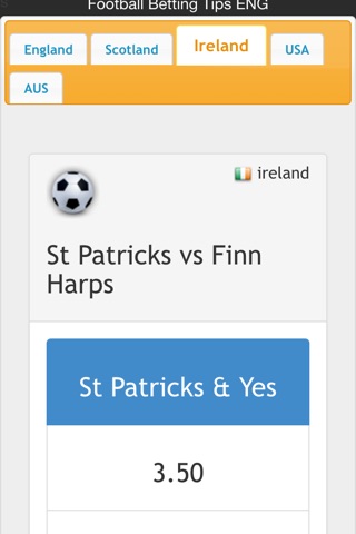 Football Betting Tips ENG screenshot 2