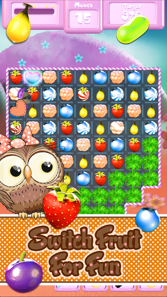 gummy juice berry crush : match 3 games free - 1.0 - (iOS)