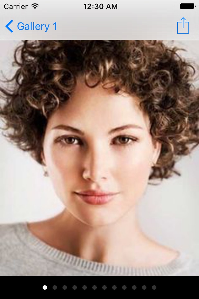 Short Hairstyles For Round Faces screenshot 3