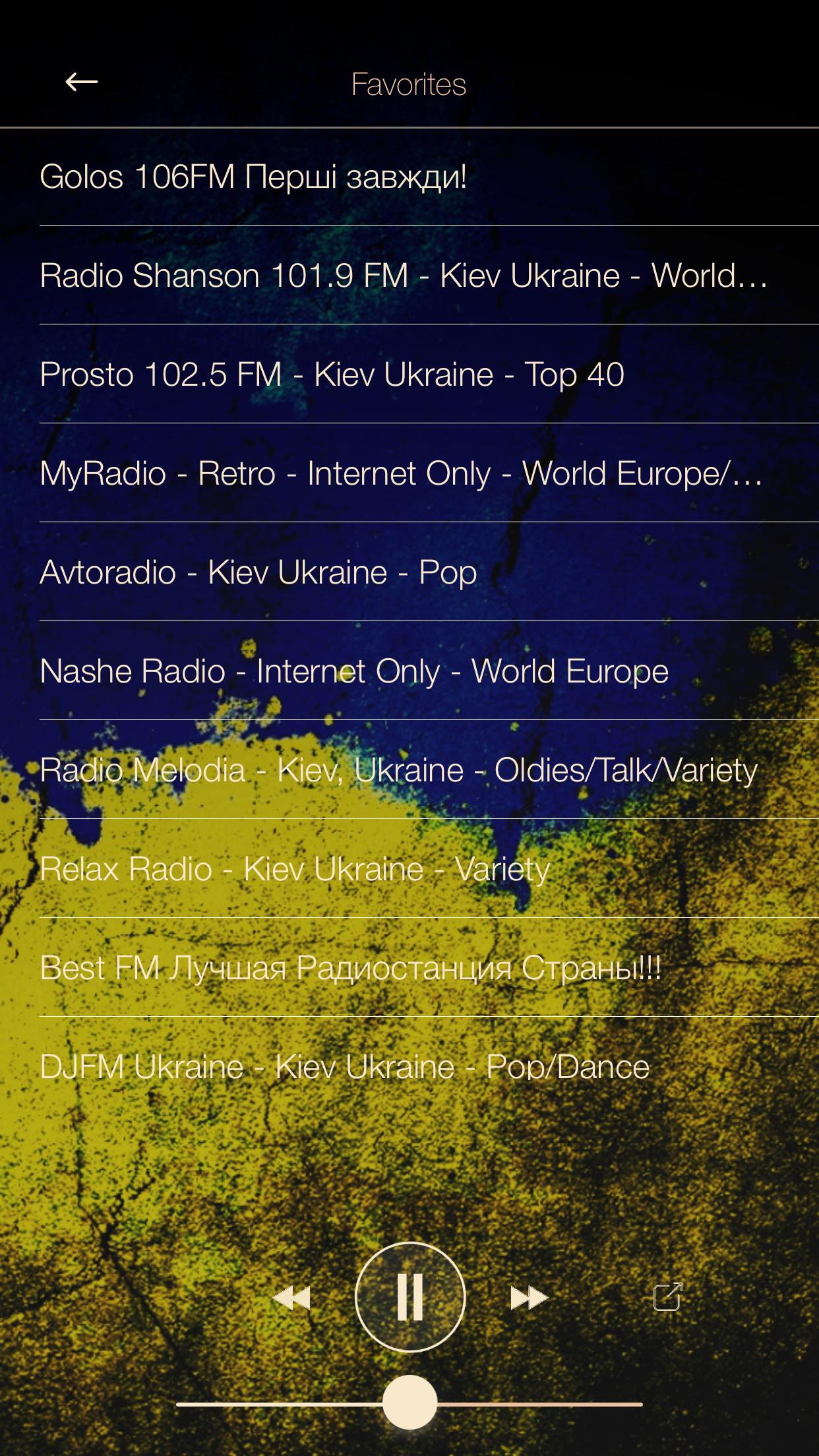 Ukrainian MUSIC Online Radio screenshot 4