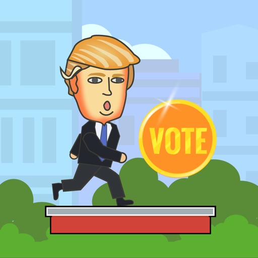 Trump Run In The City - Donald Trump On The Run Games icon