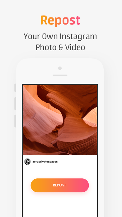 RepostMe for Instagram- Repost Your Own Photo & Video from Instagramのおすすめ画像1