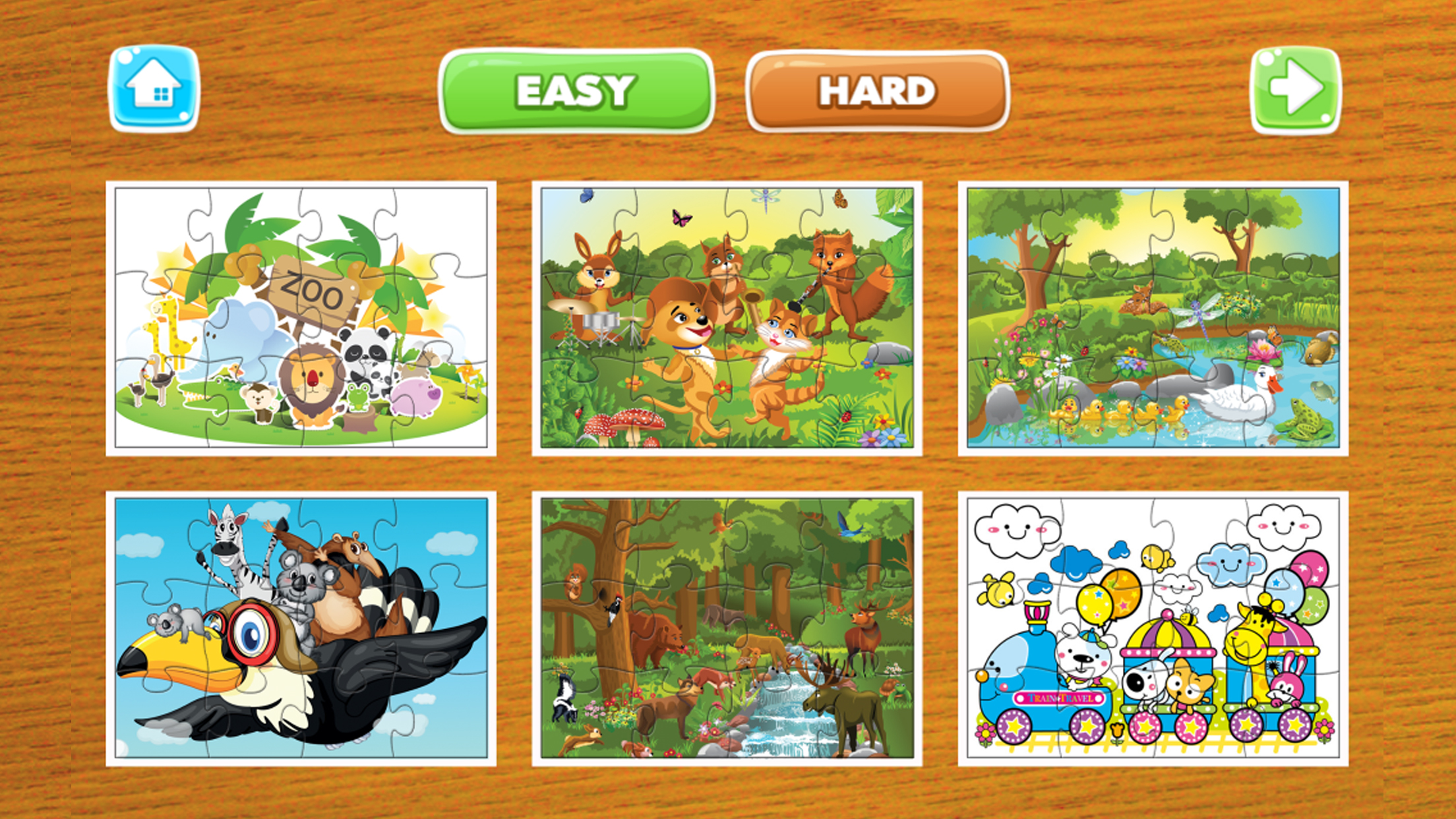 Animals Jigsaw Puzzles – Puzzle Game Free for Kids and Toddler - Preschool Learning Games screenshot 2