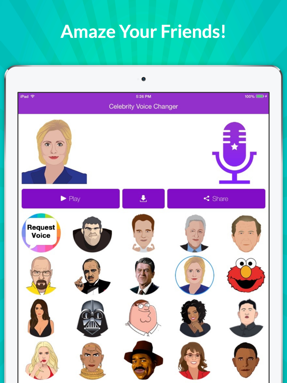 Screenshot #6 pour Celebrity Voice Changer - Funny Voice FX Cartoon Soundboard