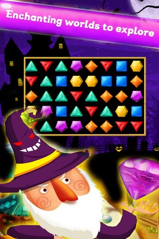 Witchy Jewel Match: Journey Gems screenshot 2