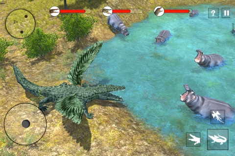 Flying Wild Crocodile Attack screenshot 4