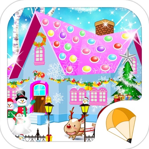 Christmas House - decoration game Icon