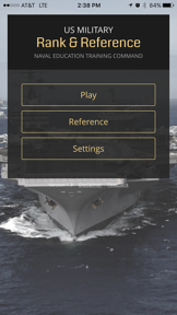 US Military Rank & Reference screenshot