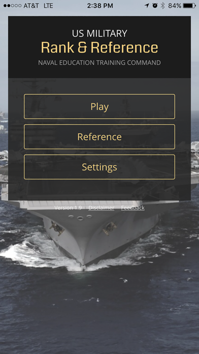 Screenshot #1 pour US Military Rank & Reference